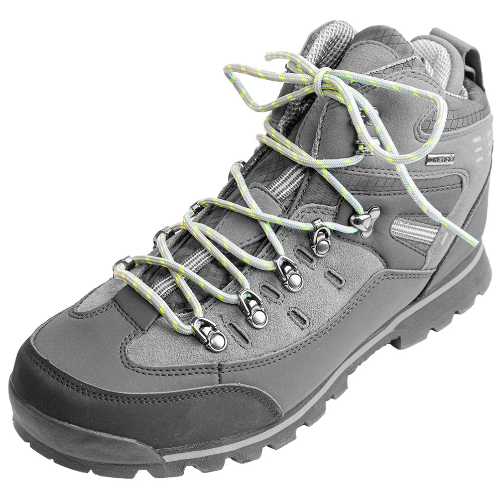 Solution Online Shops-ronde-veters-voor-wandelschoenen-90cm-100cm-120cm-140cm-230cm-grijs-groen