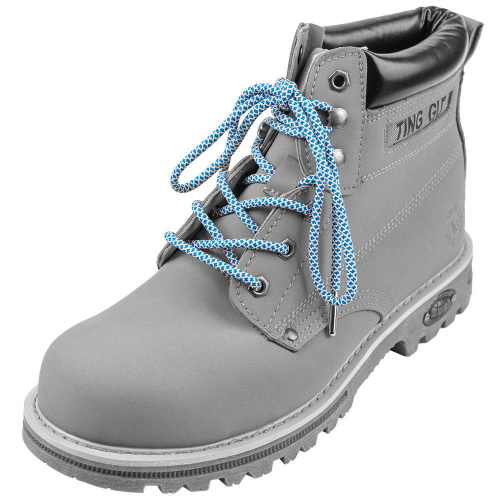 Solution Online Shops-Feterz-Ronde-schoenveters-voor-wandelschoenen-met-metalen-nestel-140cm-blauw