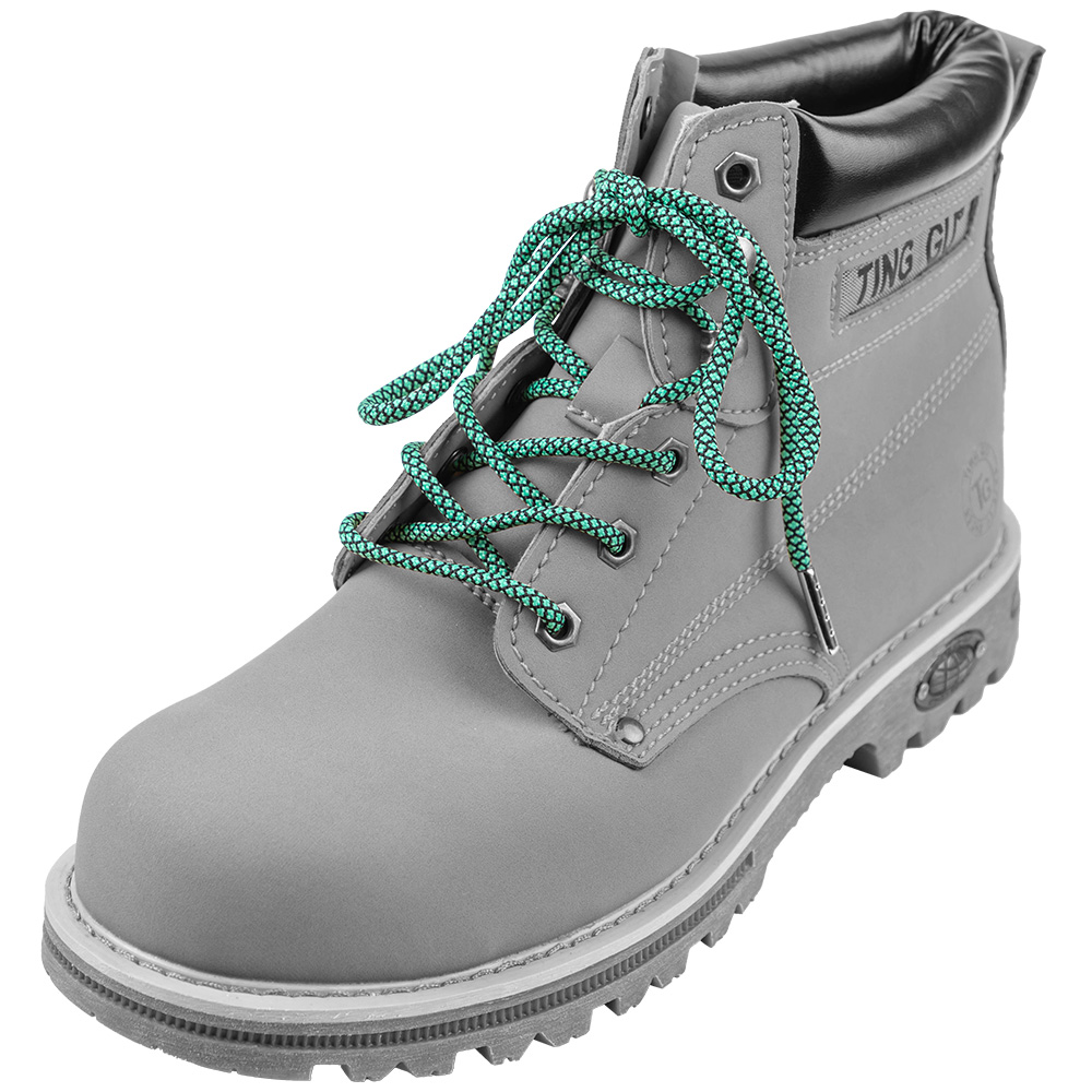Solution Online Shops-Feterz-Ronde-schoenveters-voor-wandelschoenen-met-metalen-nestel-140cm-donker-groen
