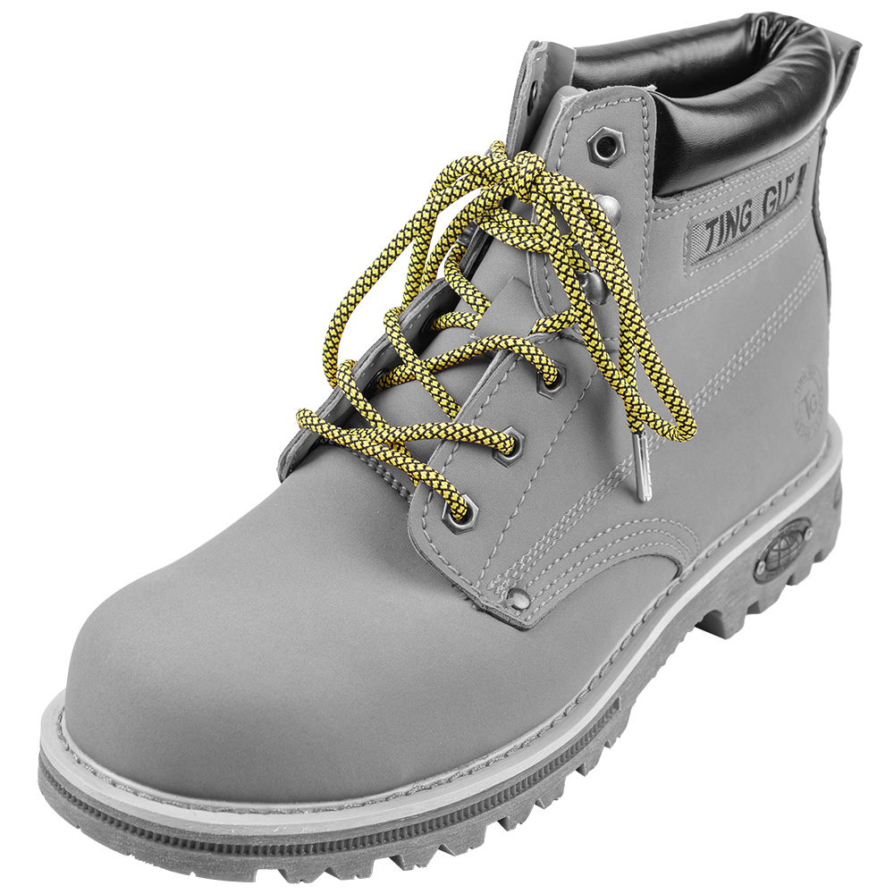Solution Online Shops-Feterz-Ronde-schoenveters-voor-wandelschoenen-met-metalen-nestel-140cm-geel