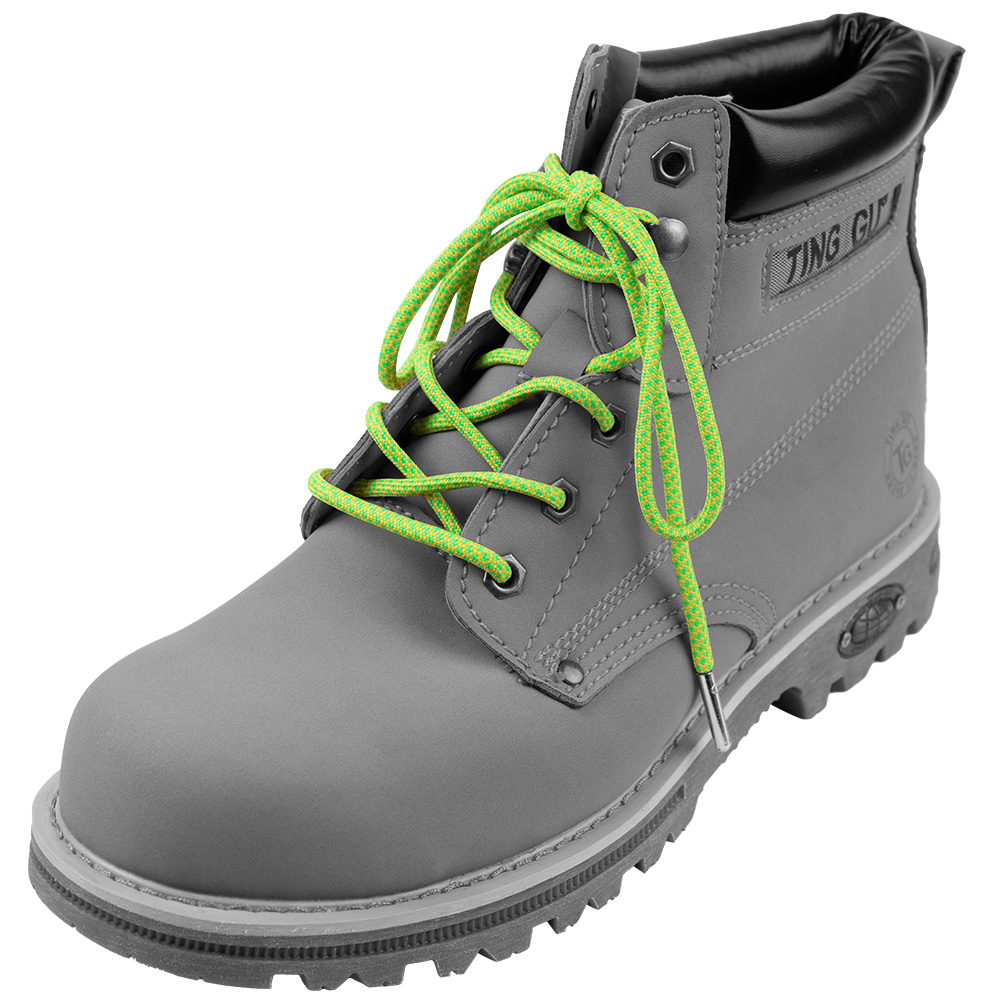 Solution Online Shops-Feterz-Ronde-schoenveters-voor-wandelschoenen-met-metalen-nestel-140cm-licht-groen