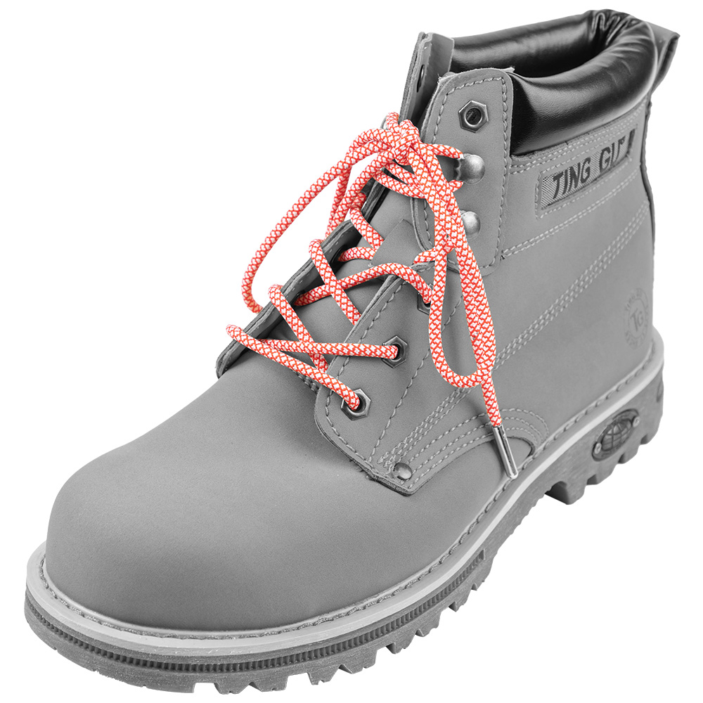 Solution Online Shops-Feterz-Ronde-schoenveters-voor-wandelschoenen-met-metalen-nestel-140cm-oranje