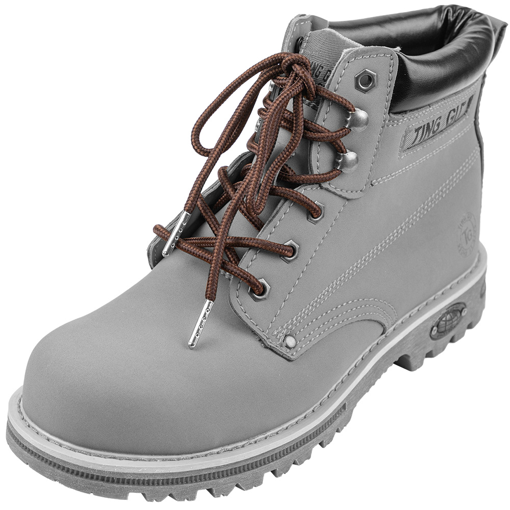 Solution Online Shops-Feterz-Ronde-schoenveters-voor-wandelschoenen-met-metalen-nestel-140cm-donker-bruin