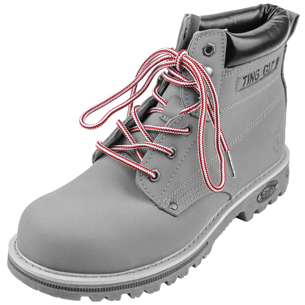 Solution Online Shops-Feterz-Ronde-schoenveters-voor-wandelschoenen-met-metalen-nestel-140cm-rood-wit