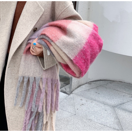 Solution Online Shop – kleding en accessoires – sjaals – dames sjaal 200×80 – roze