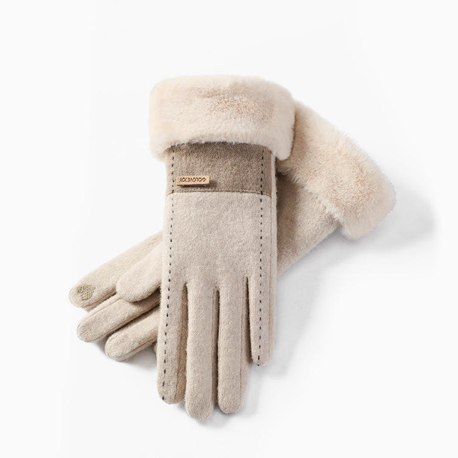 Solution Online Shops – Kleding en Accessoires – handschoenen – klassieke dameshandschoenen beige