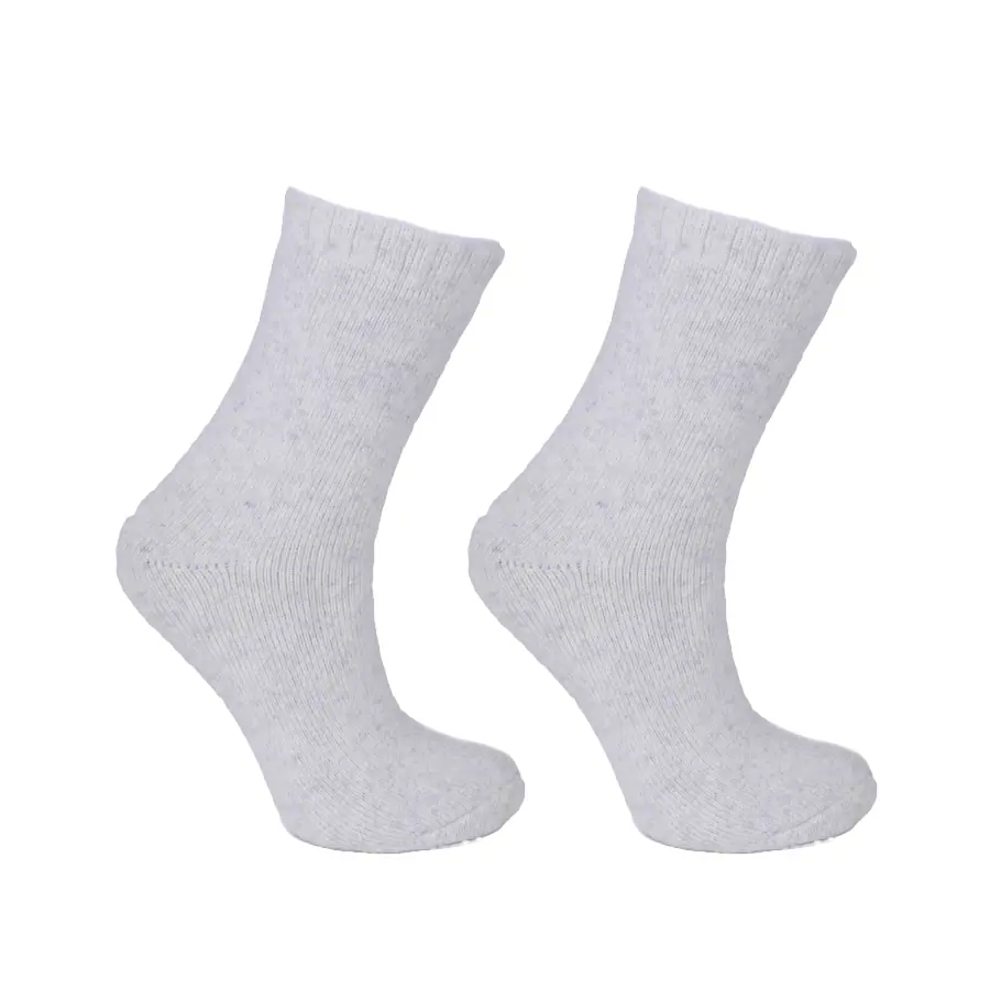Solution Online Shops -Wollen-sokken-dames-effen-wol-warme-sokken-one-size-grijs-