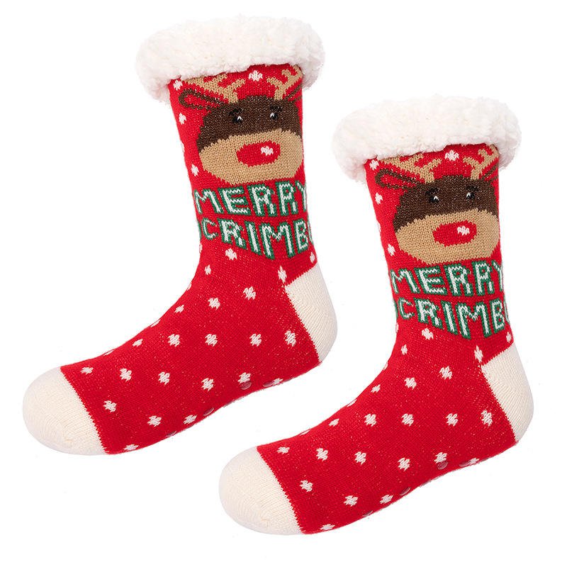Solution Online Shops – accessoires – sokken – kerst huissokken – rood