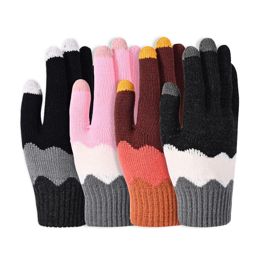 Solution Online Shops – gebreide dames handschoenen – diverse kleuren