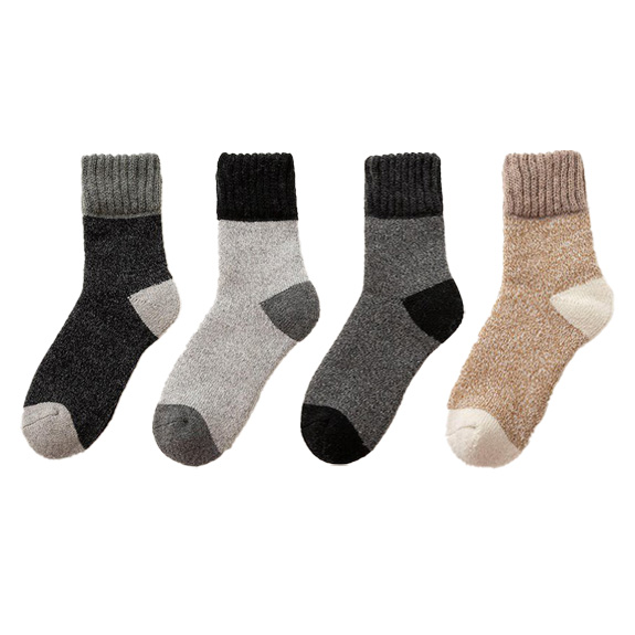 Solution Online Shops – gebreide wollen sokken – diverse kleuren