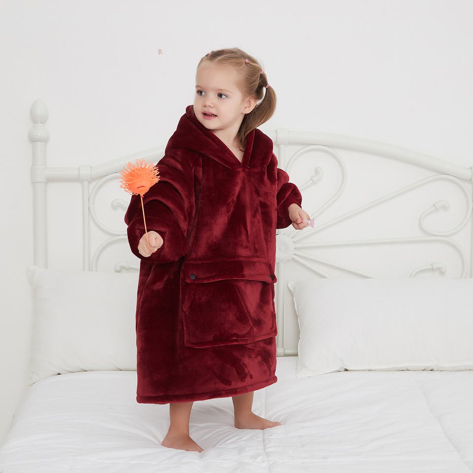 Solution Online Shops – kinderkleding – fleece hoodie voor kinderen – rood