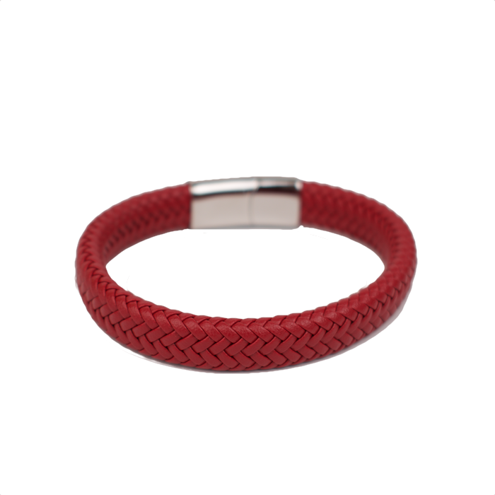 Solution Online Shops – sieraden – armbanden – leren armband rood