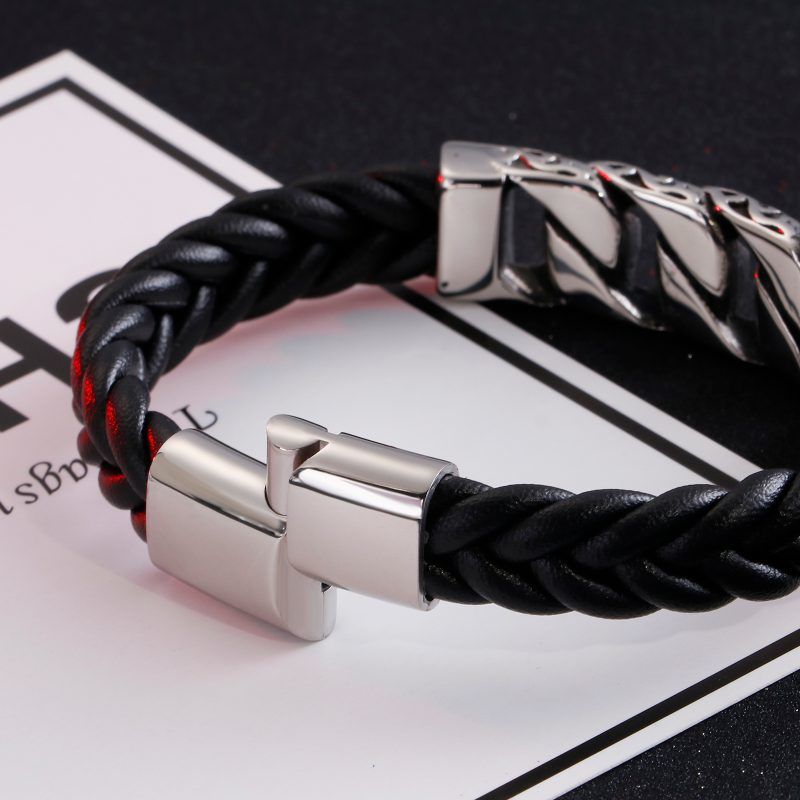 Solution Online Shops – sieraden – armbanden – leren armband zeph – sluiting
