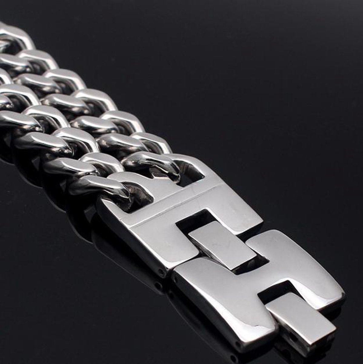 Solution Online Shops – sieraden – armbanden – stainless steel armband zona – sluiting