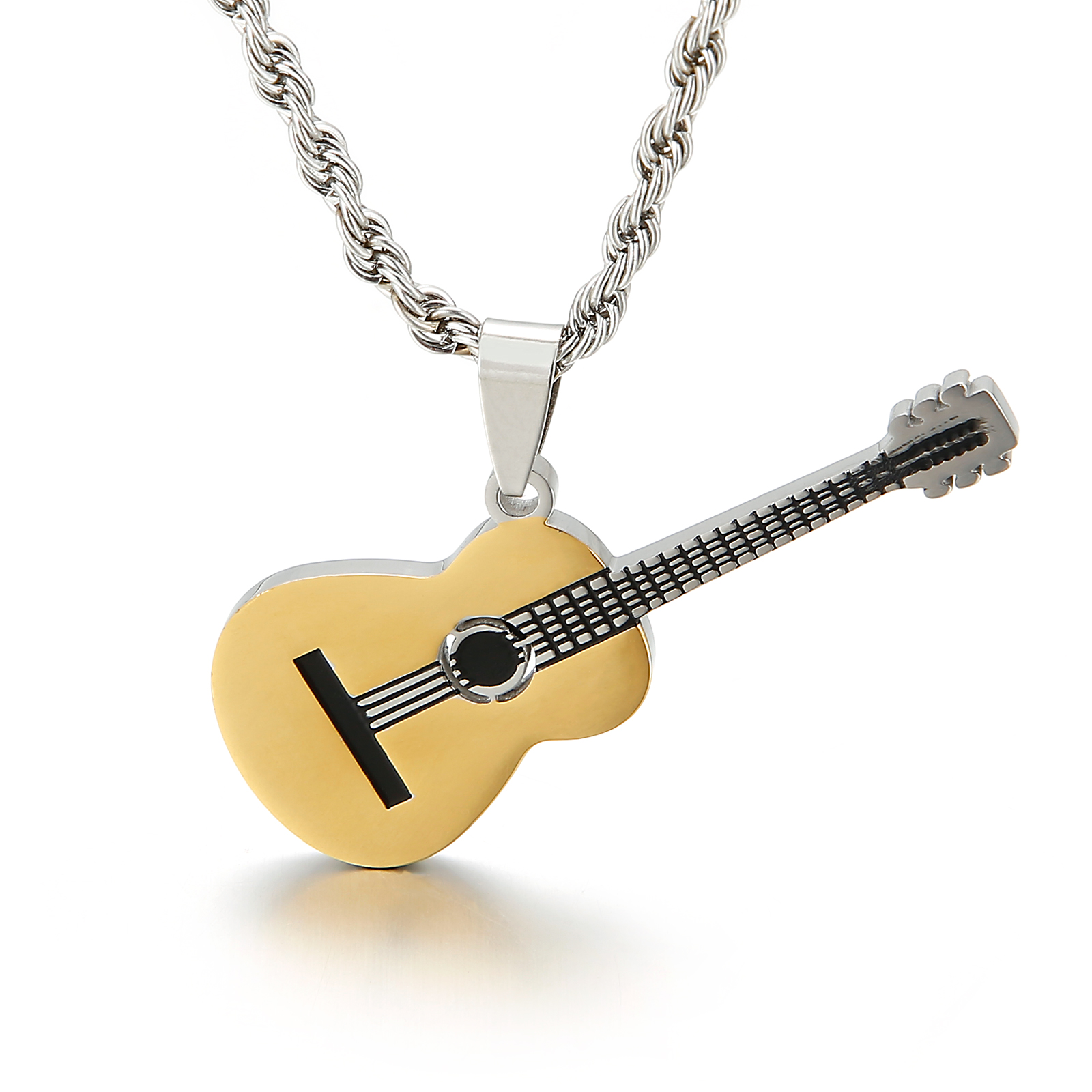 Solution Online Shops – sieraden – kettingen – halsketting gitaar – goud