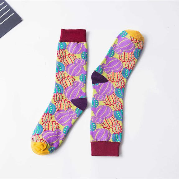 Solution Online Shops – sokken met print – cactus