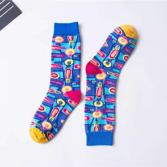 Solution Online Shops – sokken met print – licht