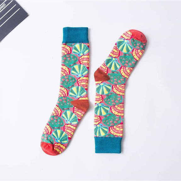Solution Online Shops – sokken met print – schelp