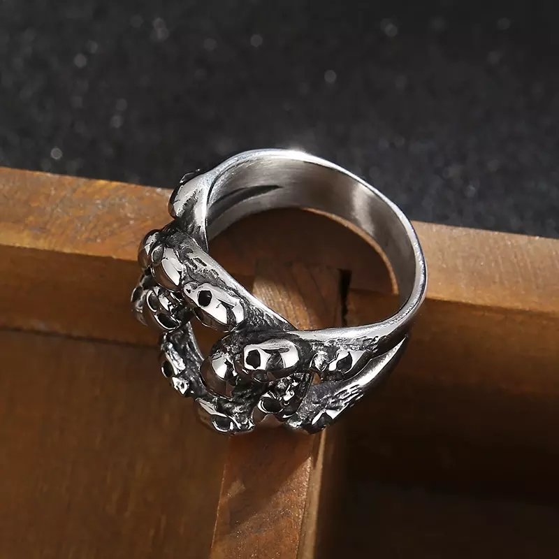 skull ring zijkant
